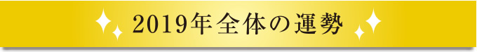 2019年全体の運勢